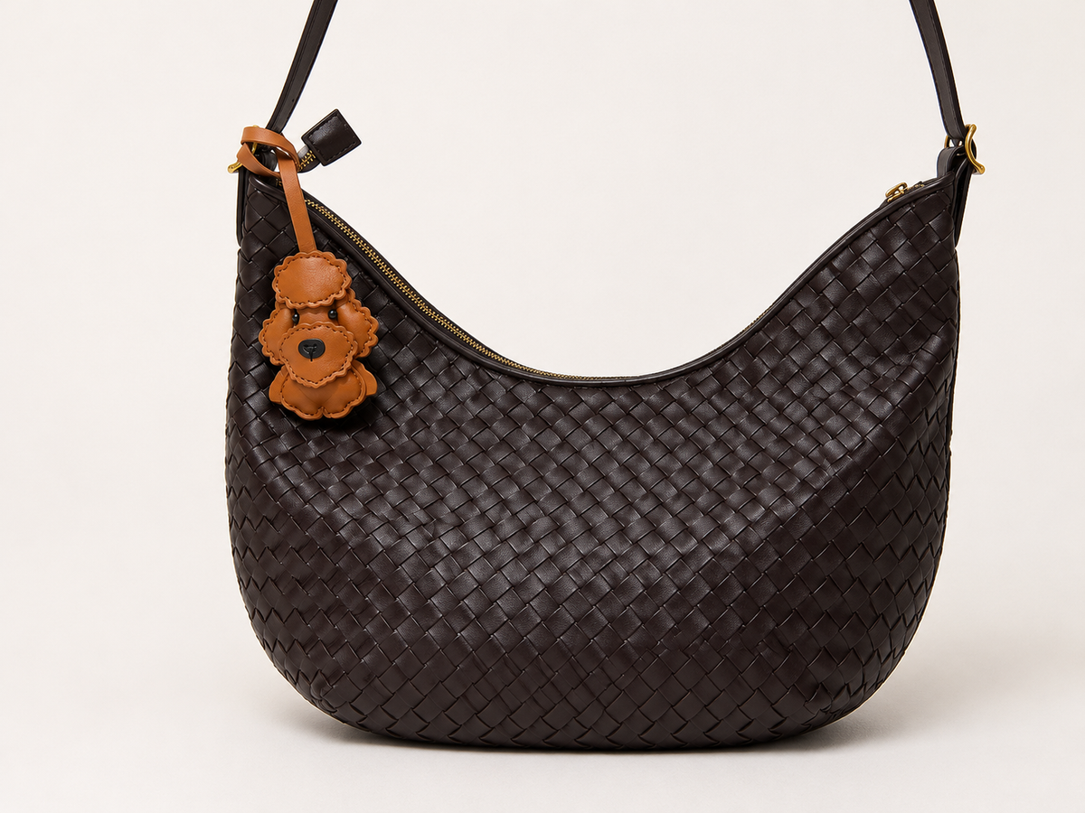 Poodle Charm - Brown