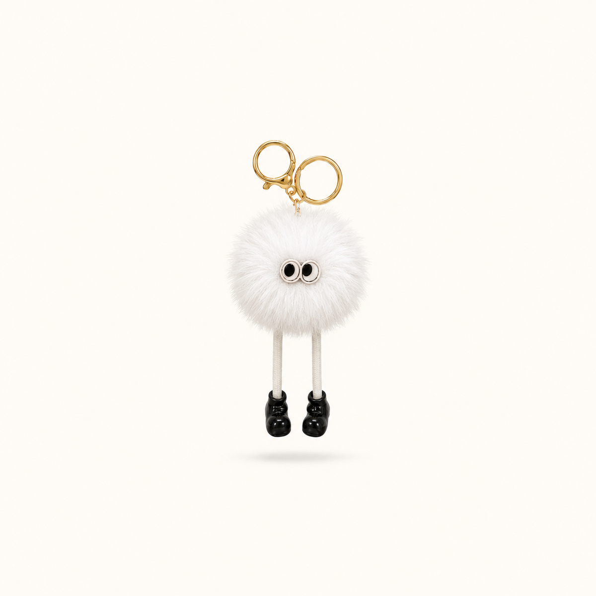 Plushie Legs Charm - White