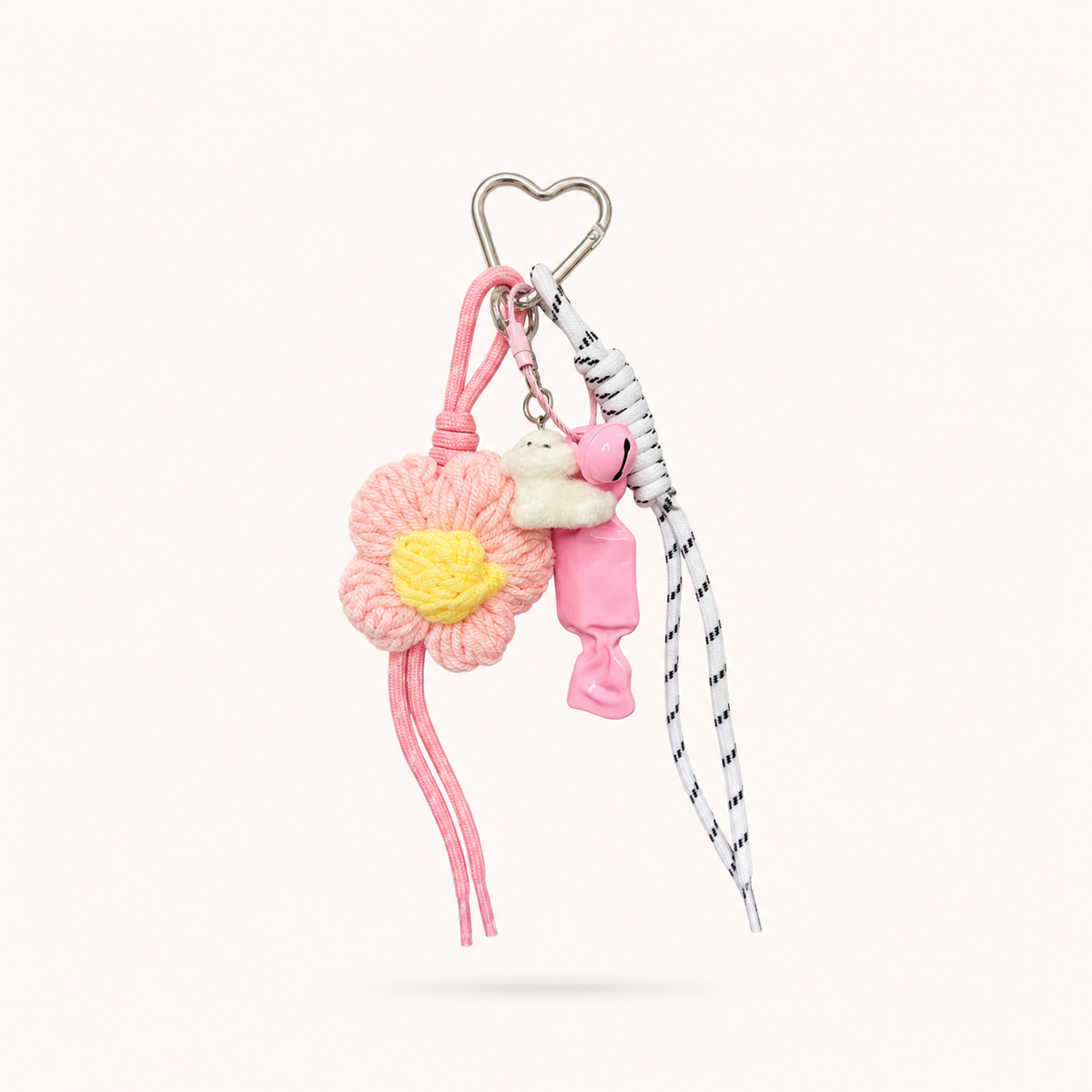 Pink Daisy Charm