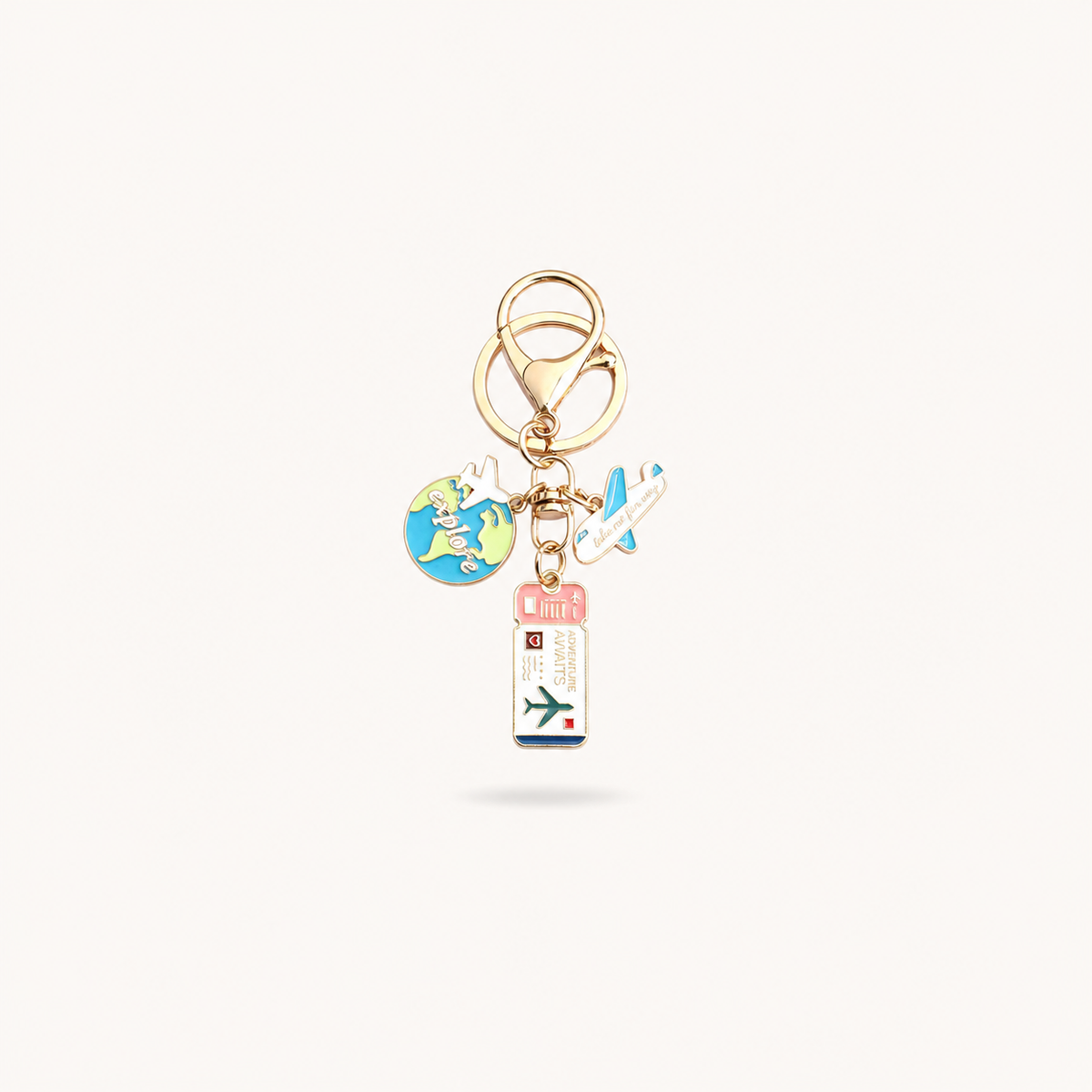 Traveller Keychain - White