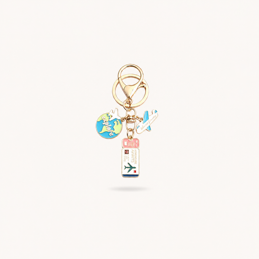 Traveller Keychain - White