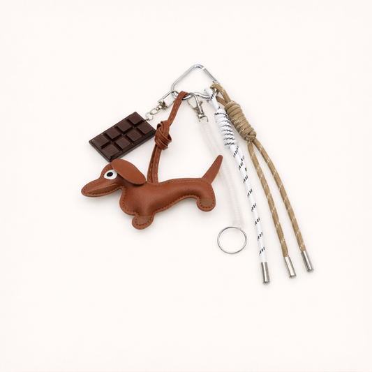 Dachshund & Chocolate Stack - Brown