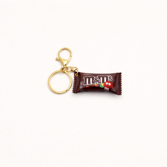 Mini M&M Keychain - Brown