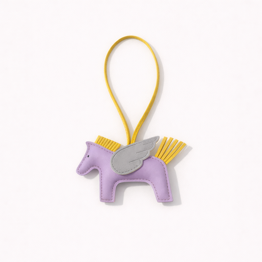 Flying Horse Charm – Purple