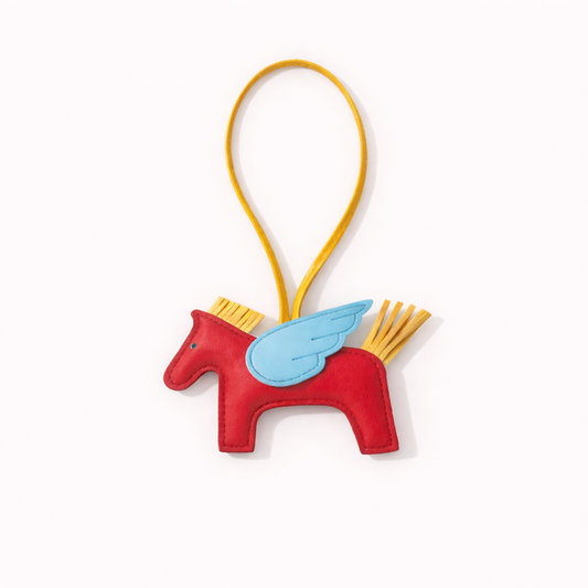 Flying Horse Charm – Red