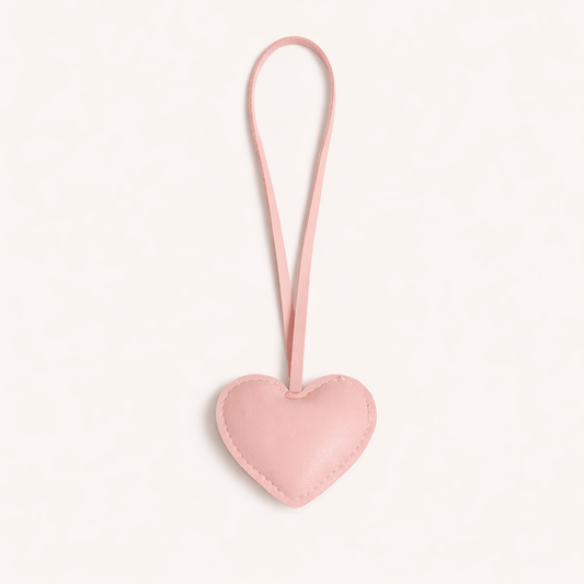 Heart Charm - Pink