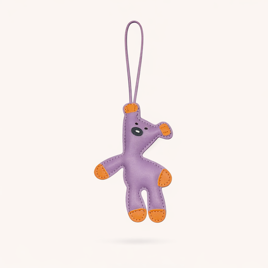 Mr. Bean Teddy Charm - Purple
