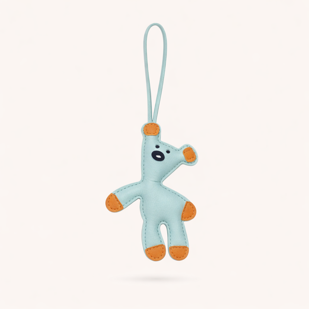 Mr. Bean Teddy Charm - Light Blue