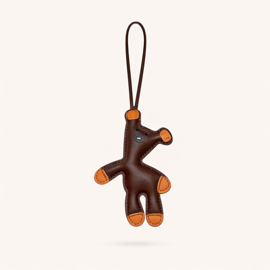 Mr. Bean Teddy Charm - Dark Brown