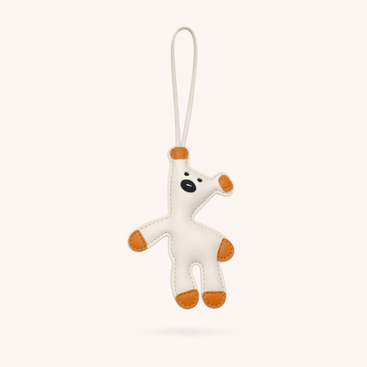 Mr. Bean Teddy Charm - White