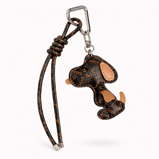 Snoopy Monogram Stack - Brown