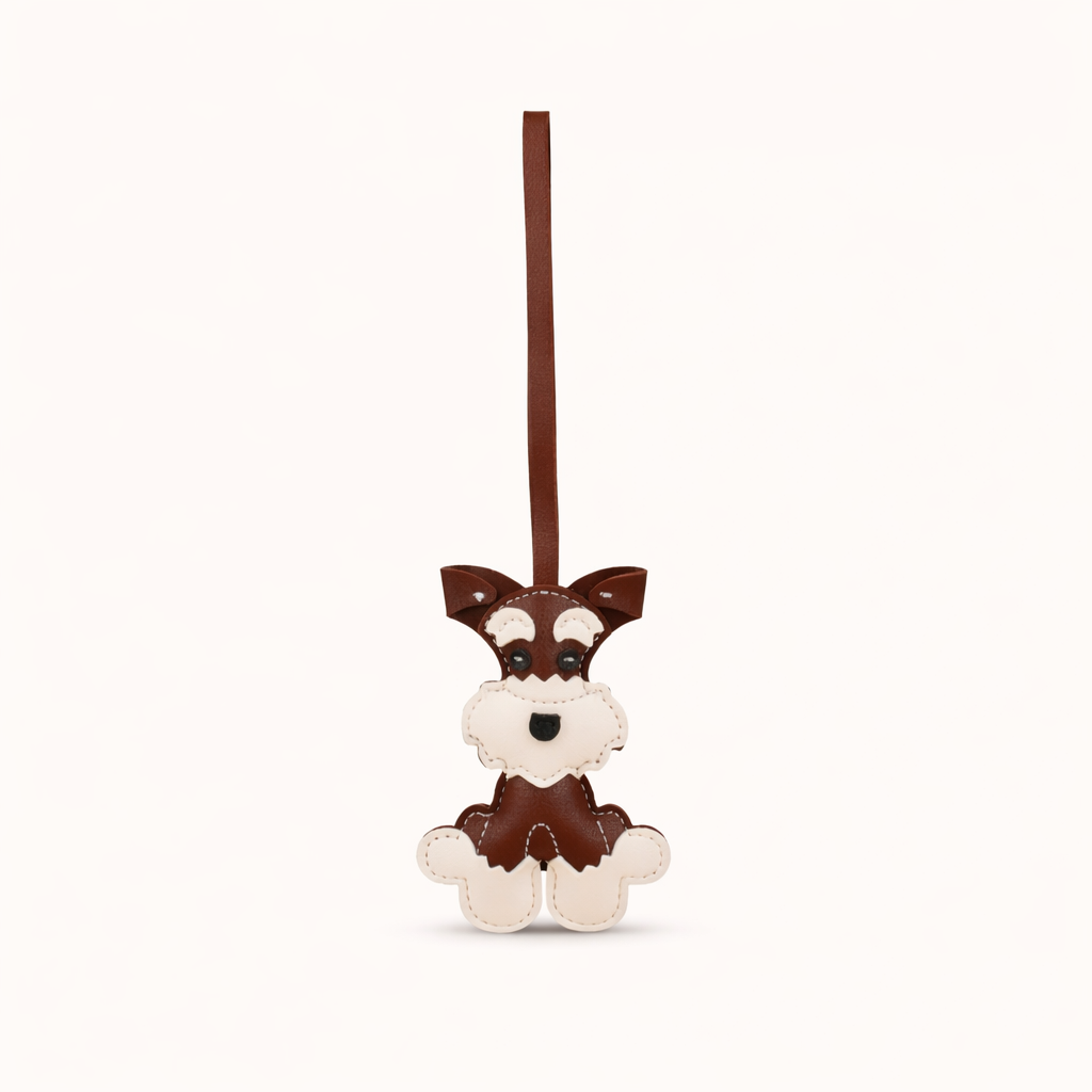 Schnauzer Charm - Dark Brown