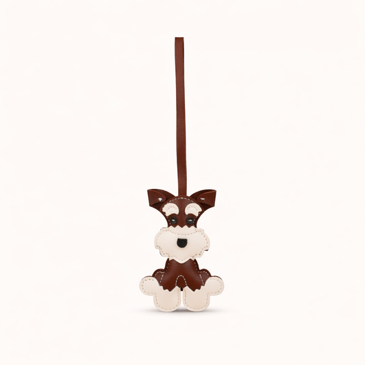 Schnauzer Charm - Dark Brown