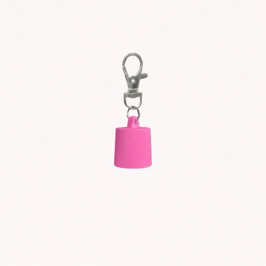 Lip Gloss Holder Keychain - Pink