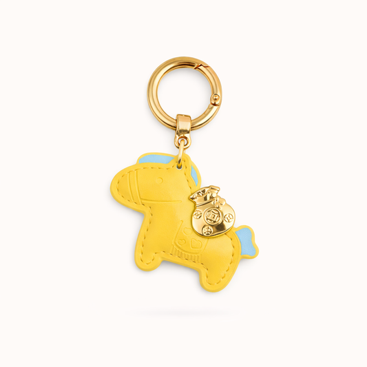 Mini Horse Charm - Yellow