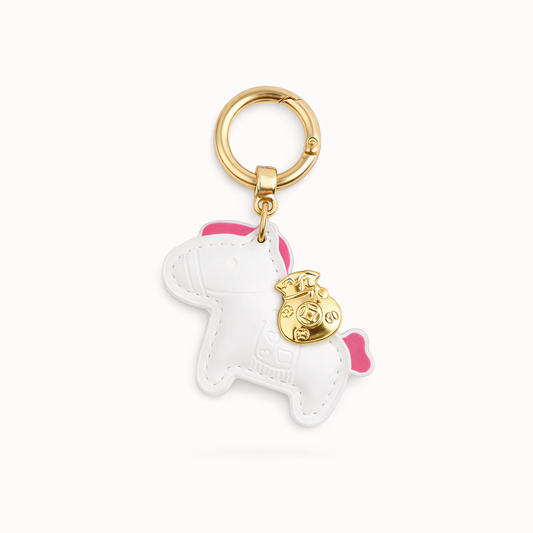 Mini Horse Charm - White