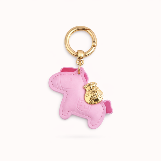 Mini Horse Charm - Pink