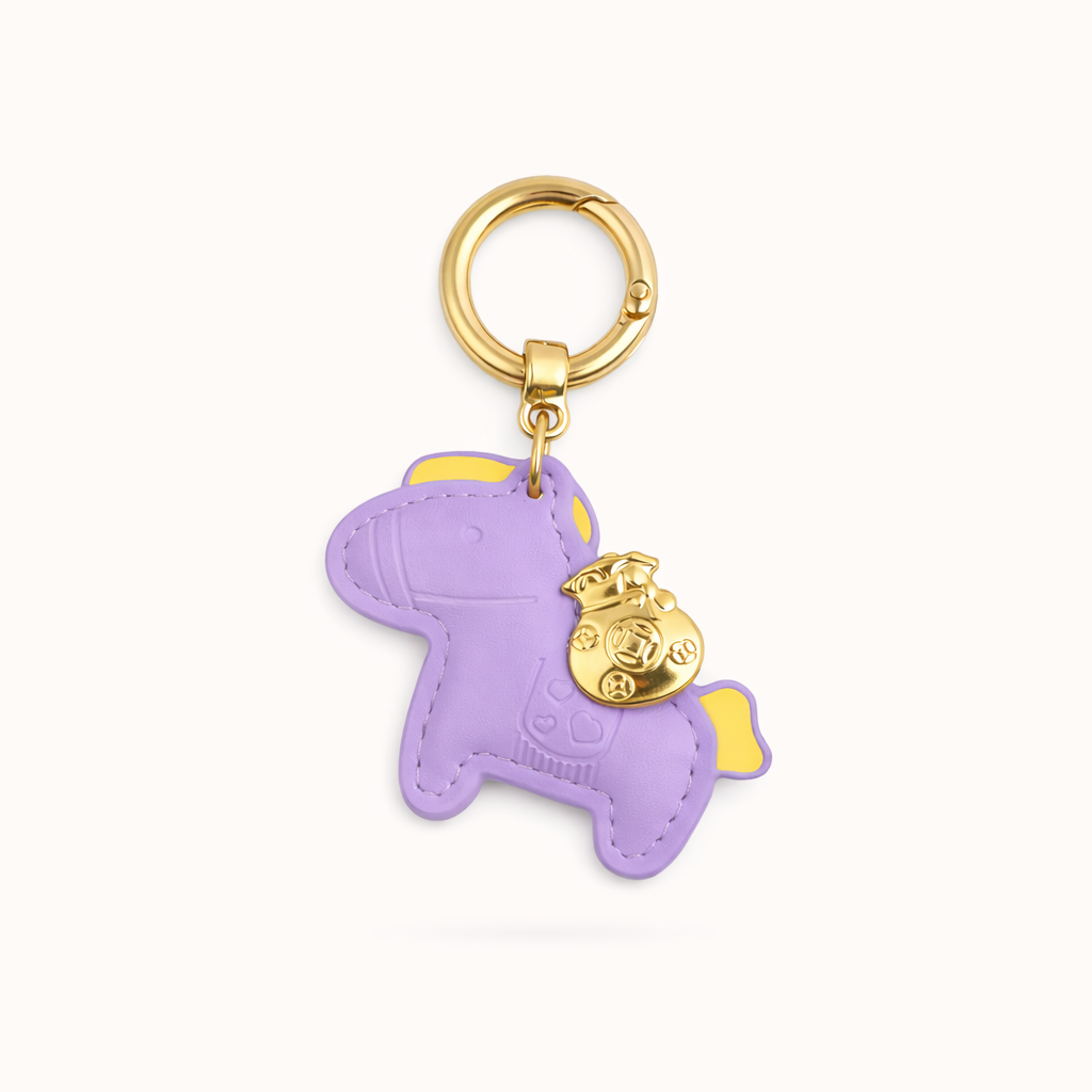 Mini Horse Charm - Purple