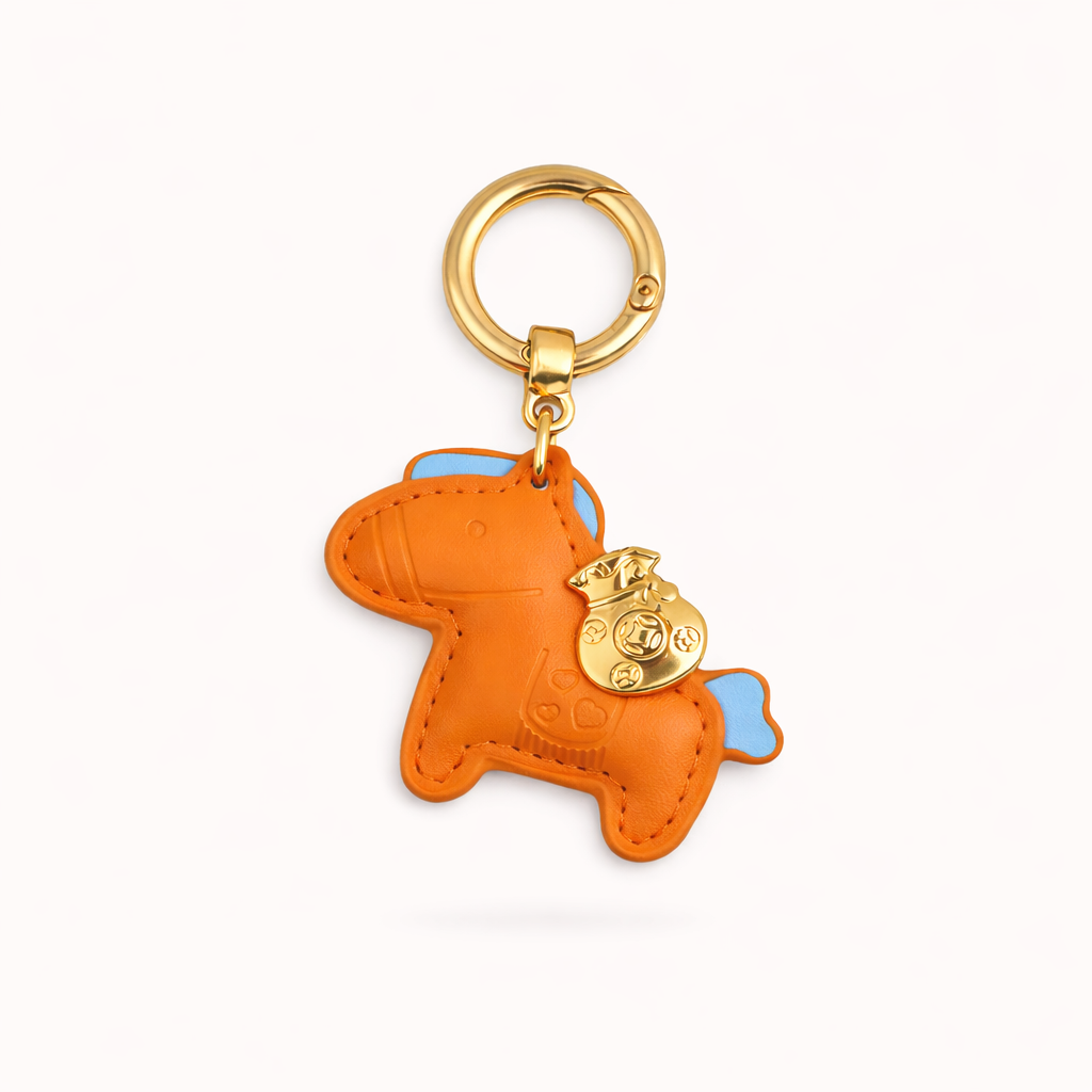 Mini Horse Charm - Orange