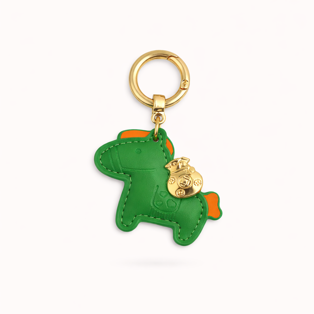 Mini Horse Charm - Green