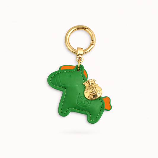 Mini Horse Charm - Green