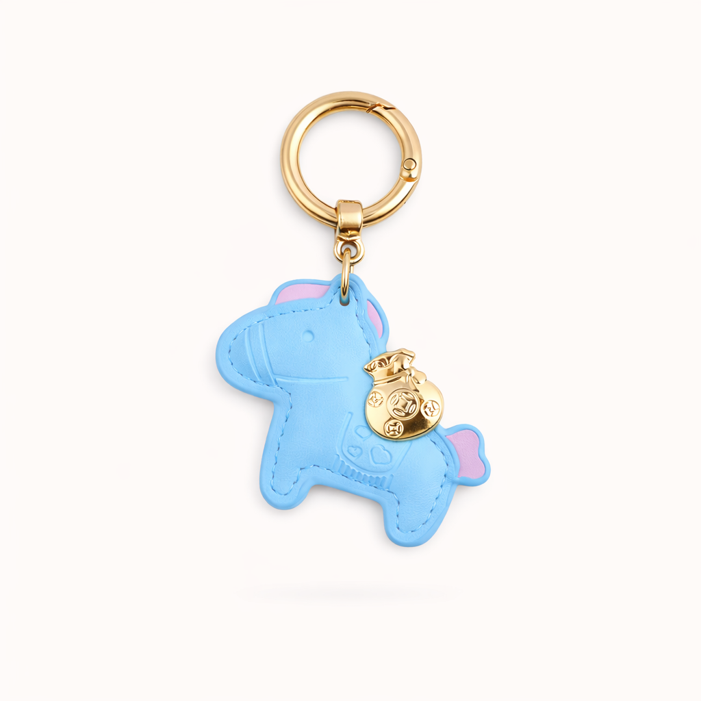 Mini Horse Charm - Blue