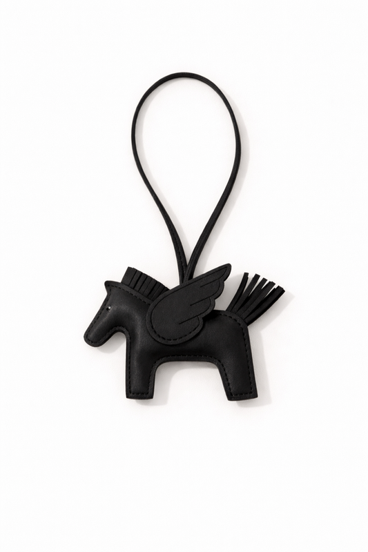 Flying Horse Charm – Black
