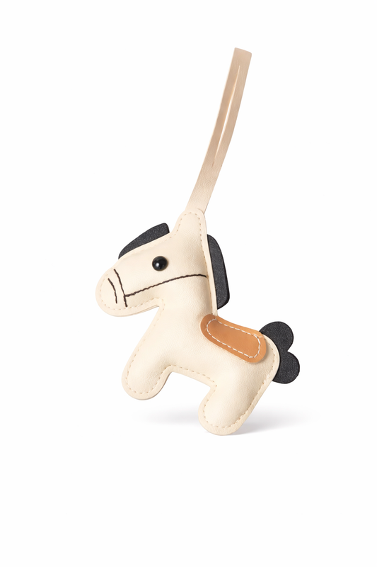 Horse Charm - Off White