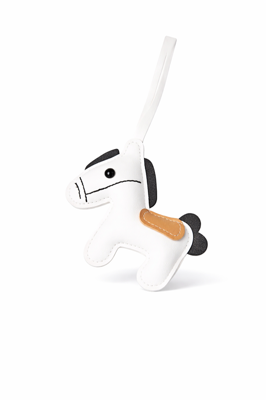 Horse Charm - White
