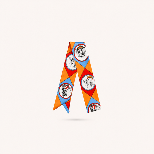 Twilly - Orange Patterned