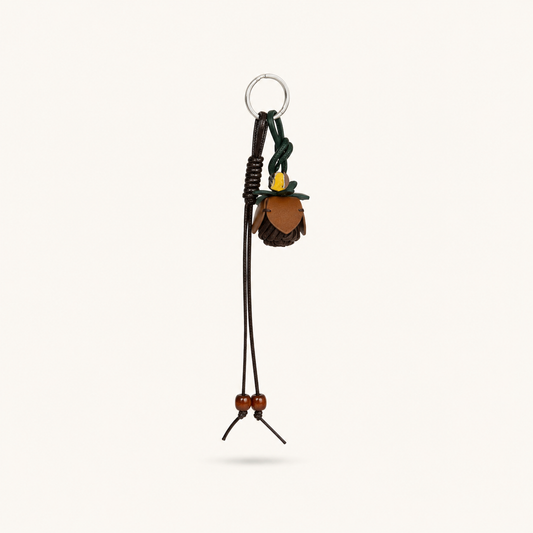 Flower Charm - Brown