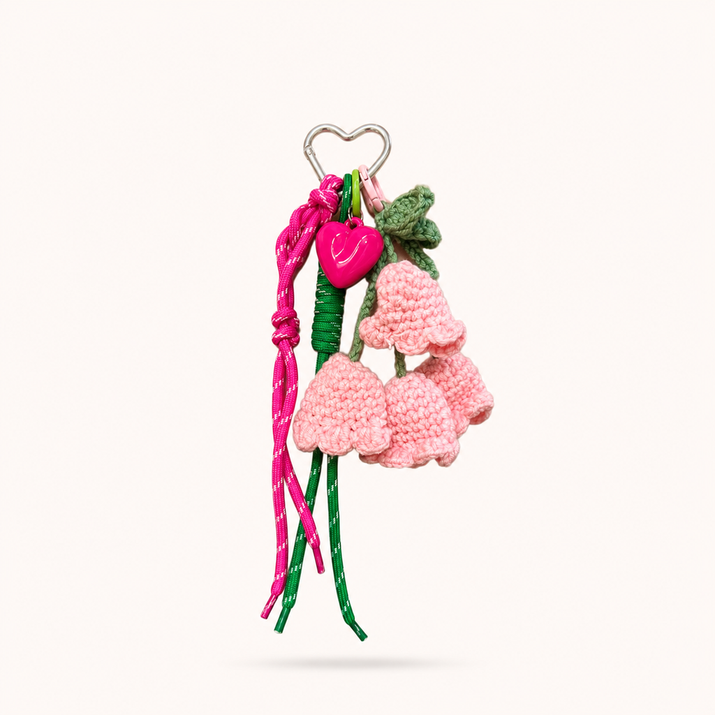 Crocheted Lily Charm