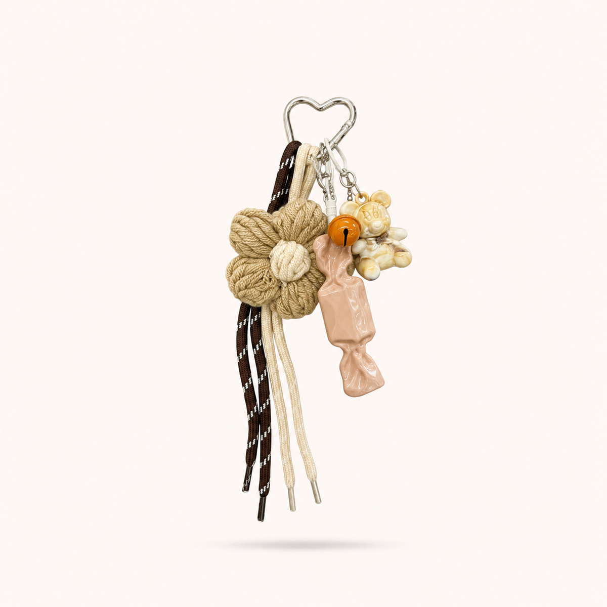 Brown Daisy Charm