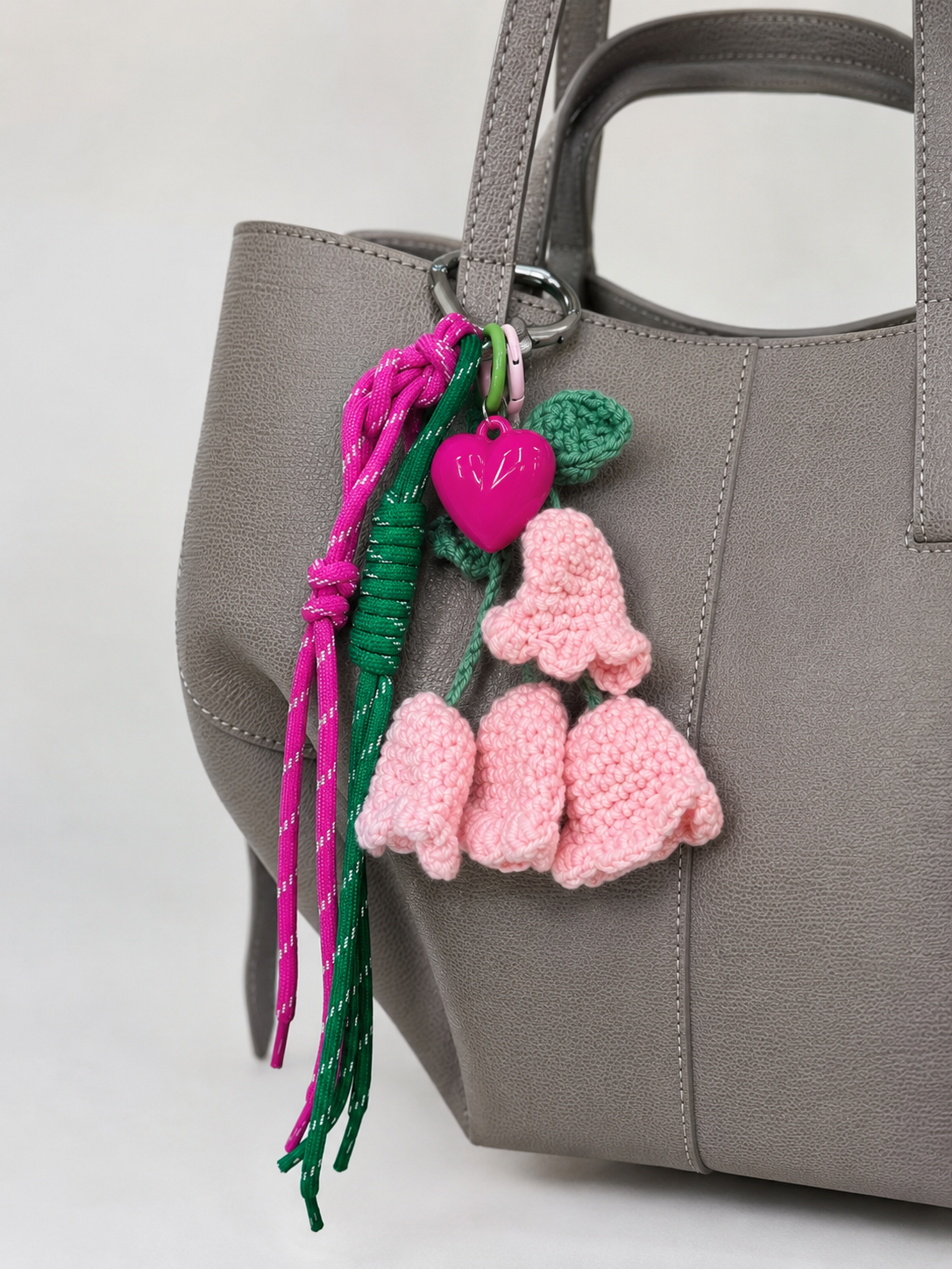 Crocheted Lily Charm