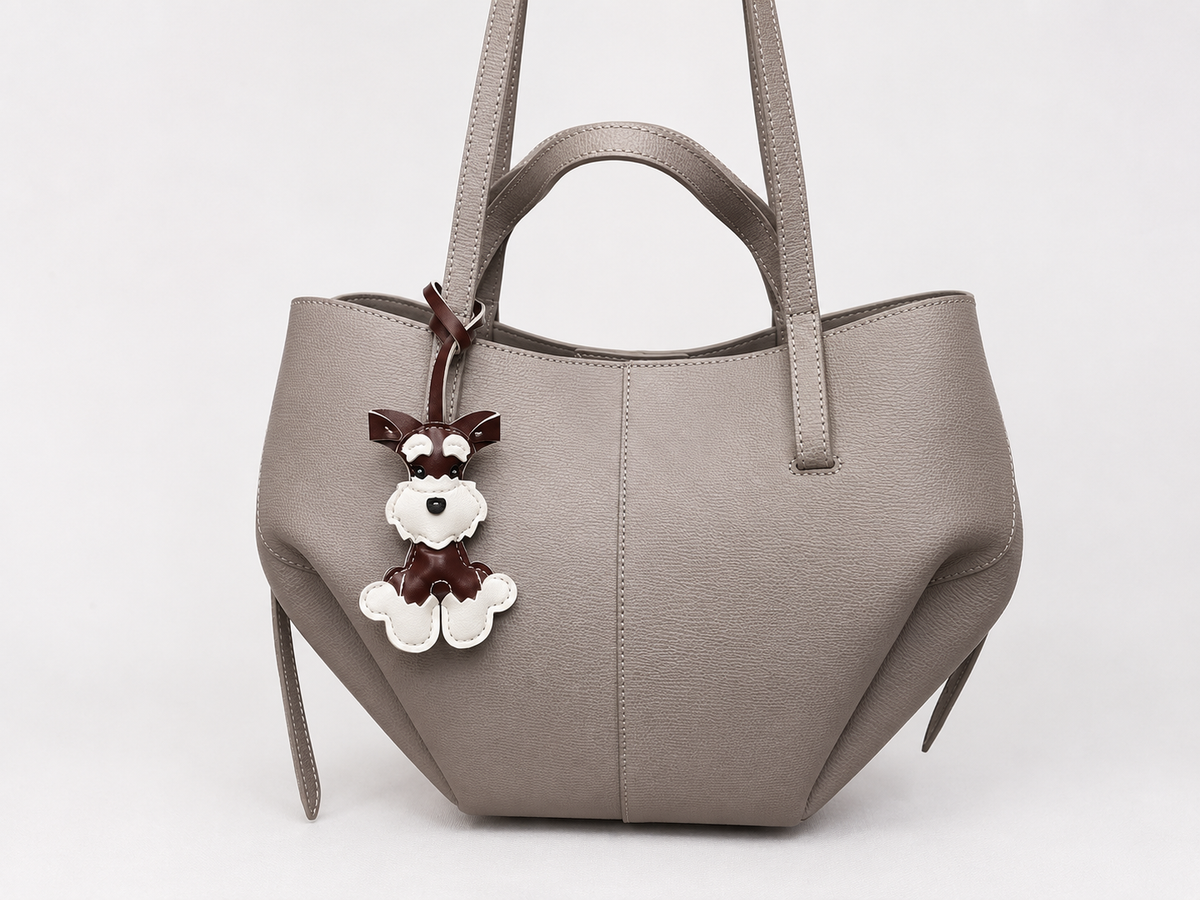 Schnauzer Charm - Dark Brown