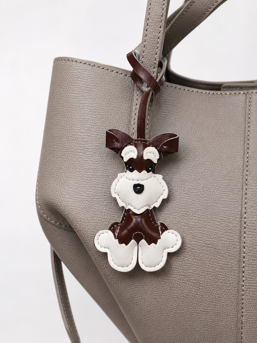 Schnauzer Charm - Dark Brown