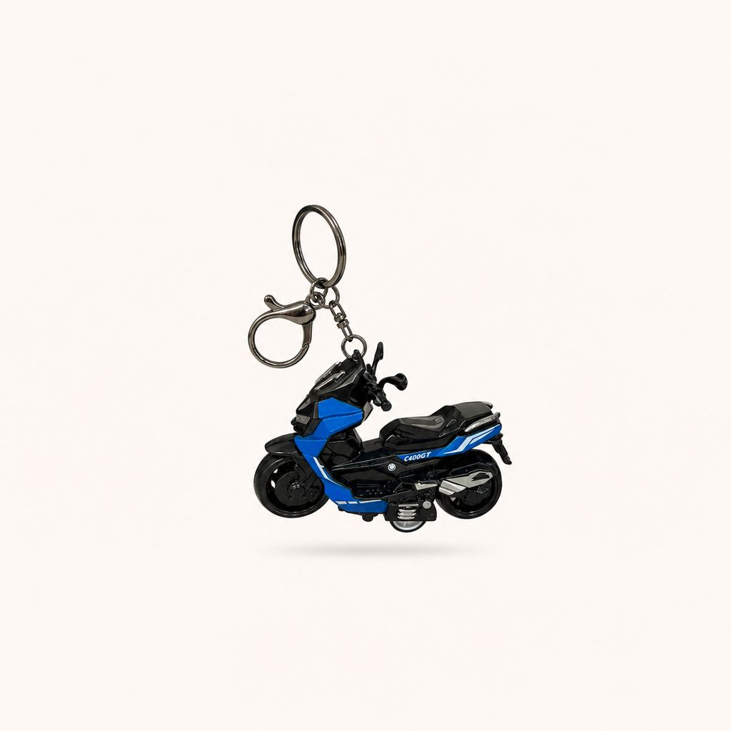 Motorcycle Charm - Dark Blue