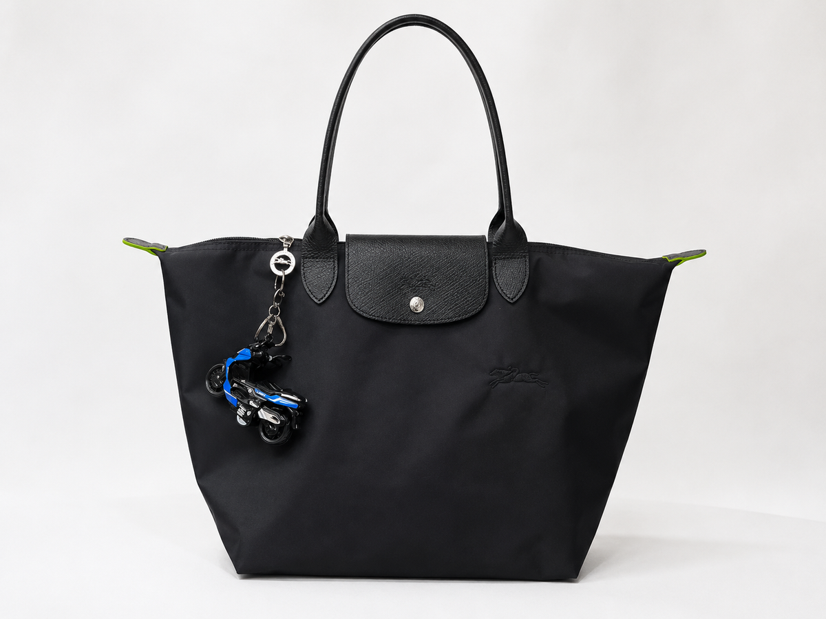 Motorcycle Charm - Dark Blue