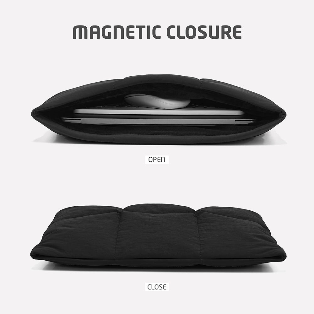 Puffer Laptop Pouch 13.3" - Black