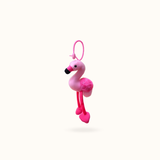 Flamingo Plush Charm