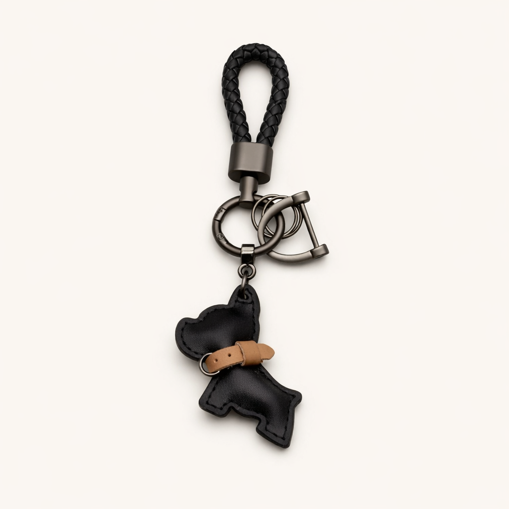 Puppy Key Holder - Black