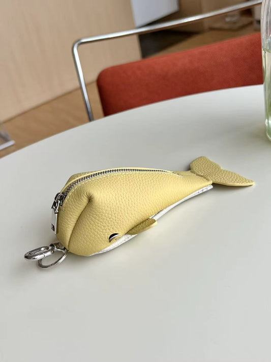 Whale Charm - Yellow