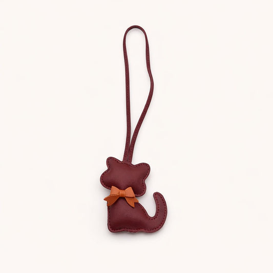 Cat Charm - Burgundy