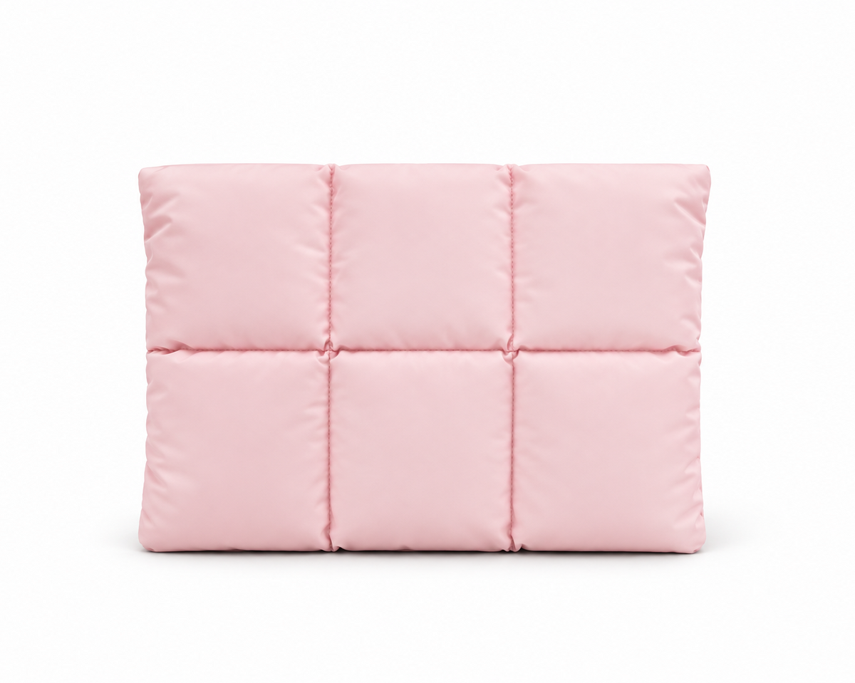 Puffer Laptop Pouch 13.3" - Light Pink