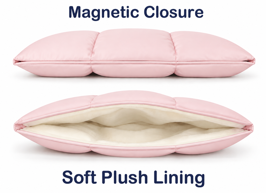 Puffer Laptop Pouch 13.3" - Light Pink