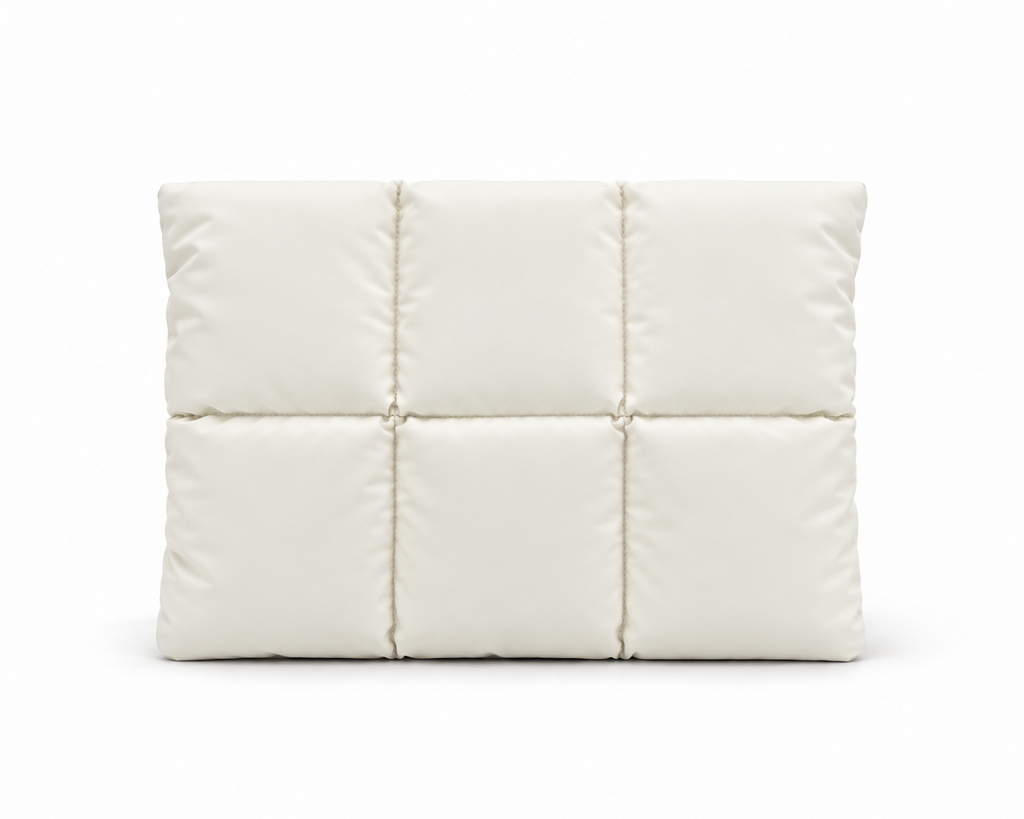 Puffer Laptop Pouch 15.6" - Off White