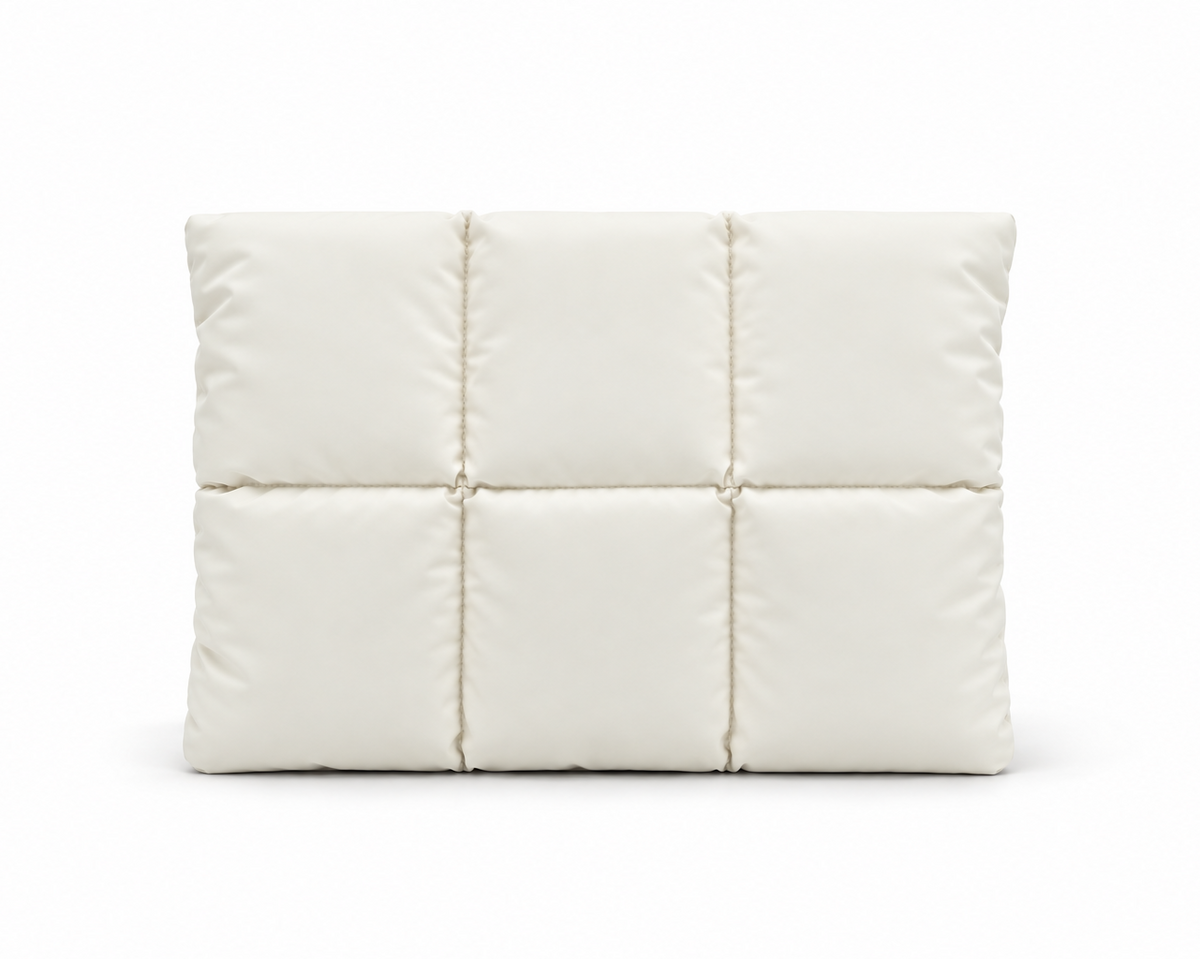 Puffer Laptop Pouch 13.3" - Off White